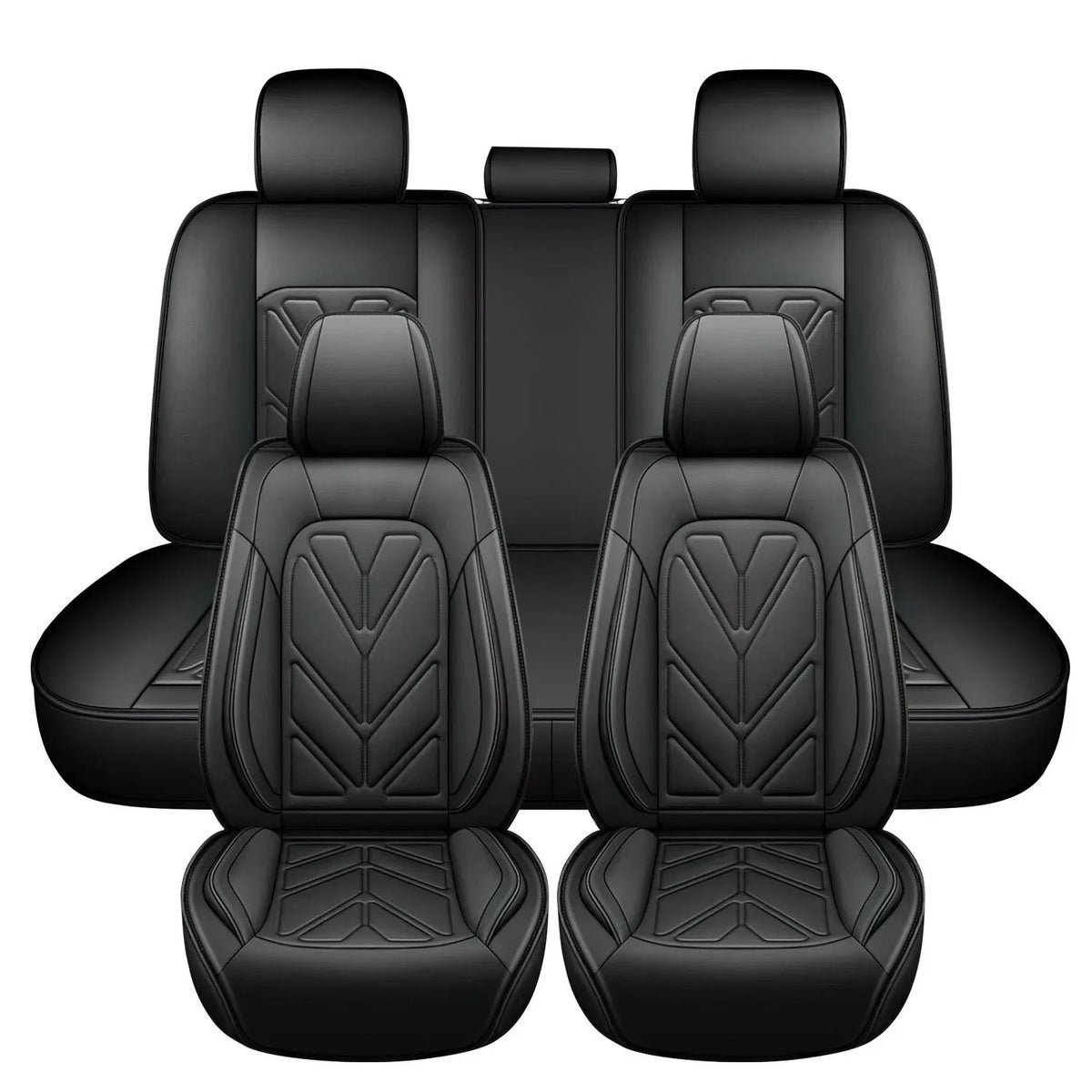 Luxury Leather Car Seat Covers for Nissan (5-Seats)