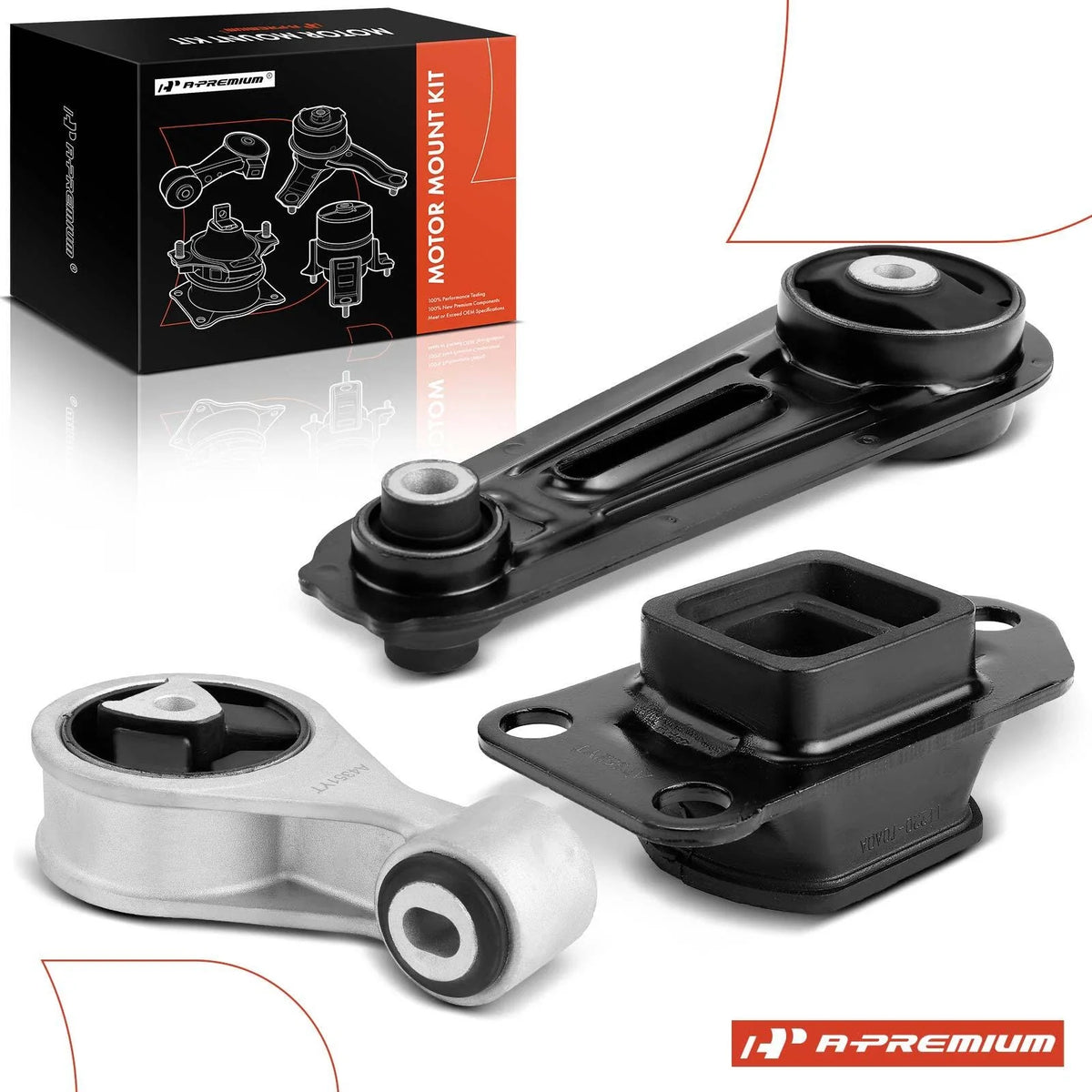 3X Transmission Mount & Torque Strut Mount for Nissan Sentra (2007–2012)