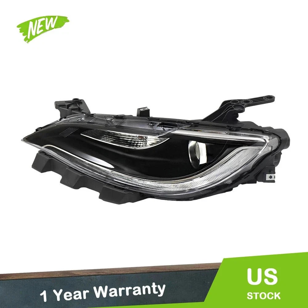 Single LH Headlight for Chrysler 200 (2016–2017) Halogen Clear w/o LED DRL