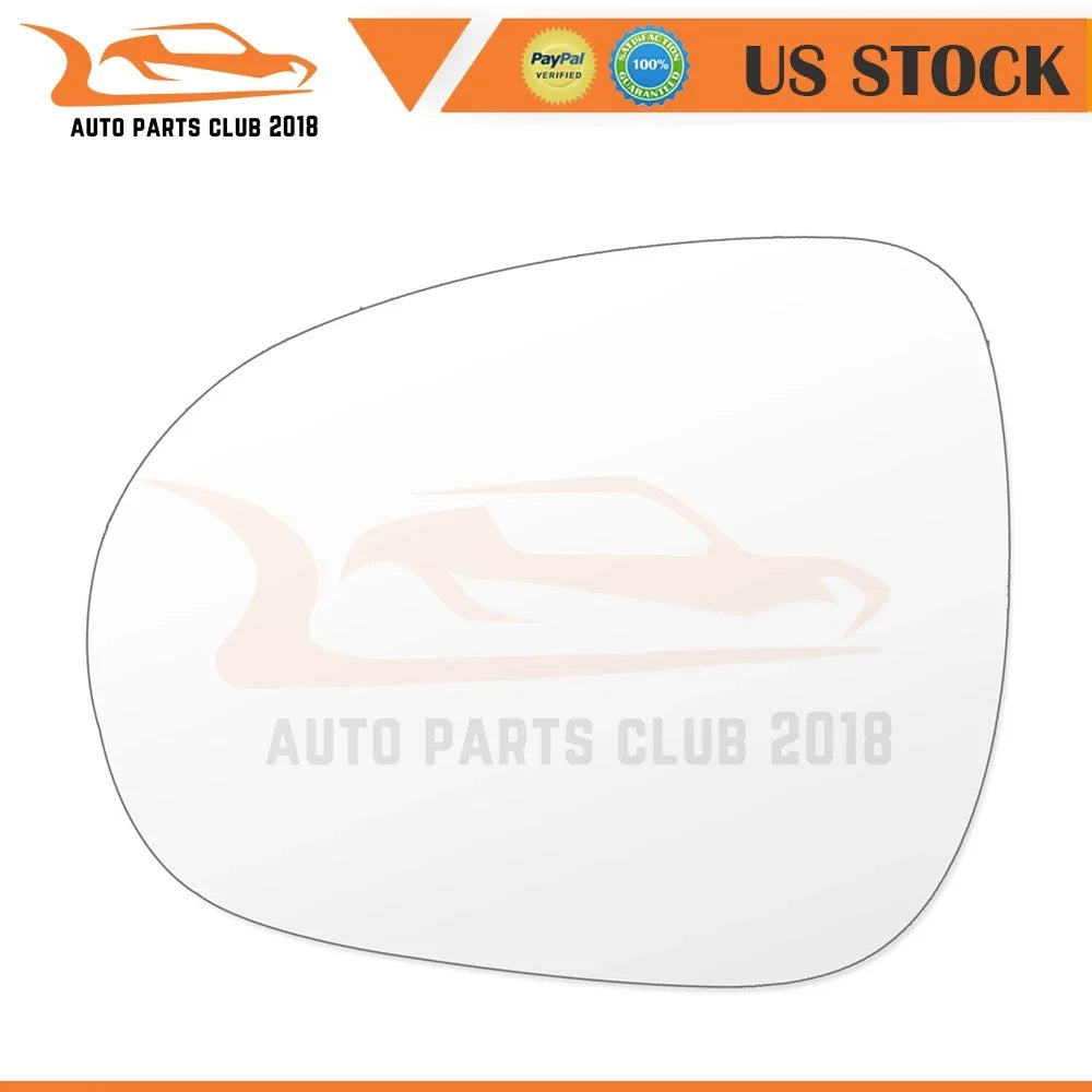 Driver Side Replacement Flat Mirror Glass for Fiat 500X (2016–2019)