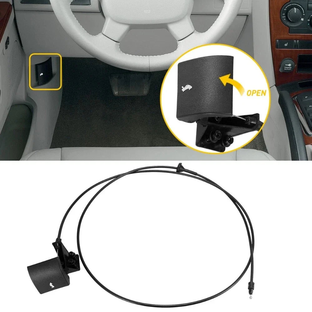 Hood Latch Release Cable Handle for Jeep Grand Cherokee (2005–2010), Commander (2006–2010)