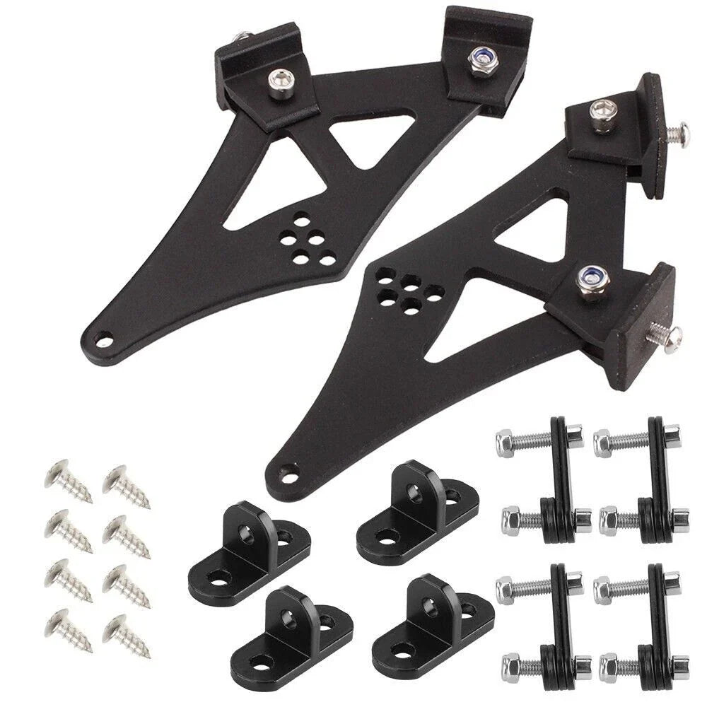 CNC Aluminum Alloy Spoiler Mount Brackets - Universal Fit 5