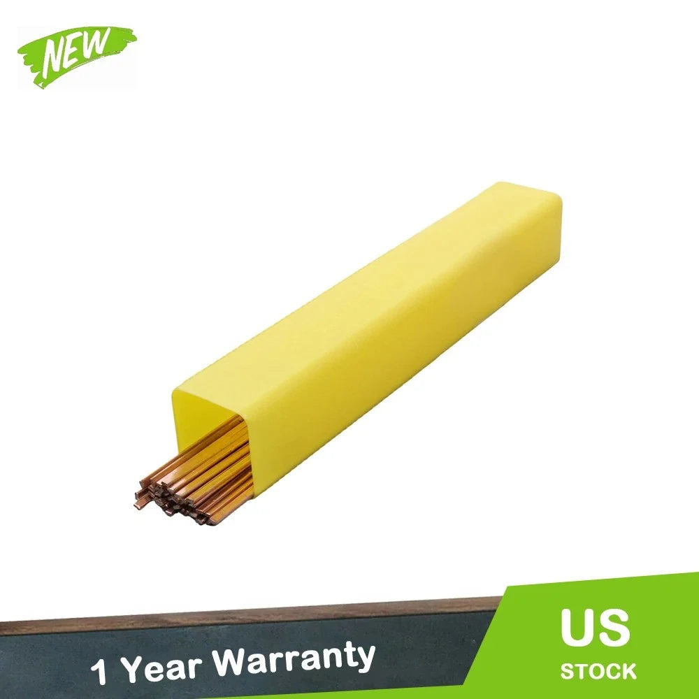 40-Piece Set of AWS BCup-1 Phosphor Copper Brazing Rods 0.050" × 1/8" × 10
