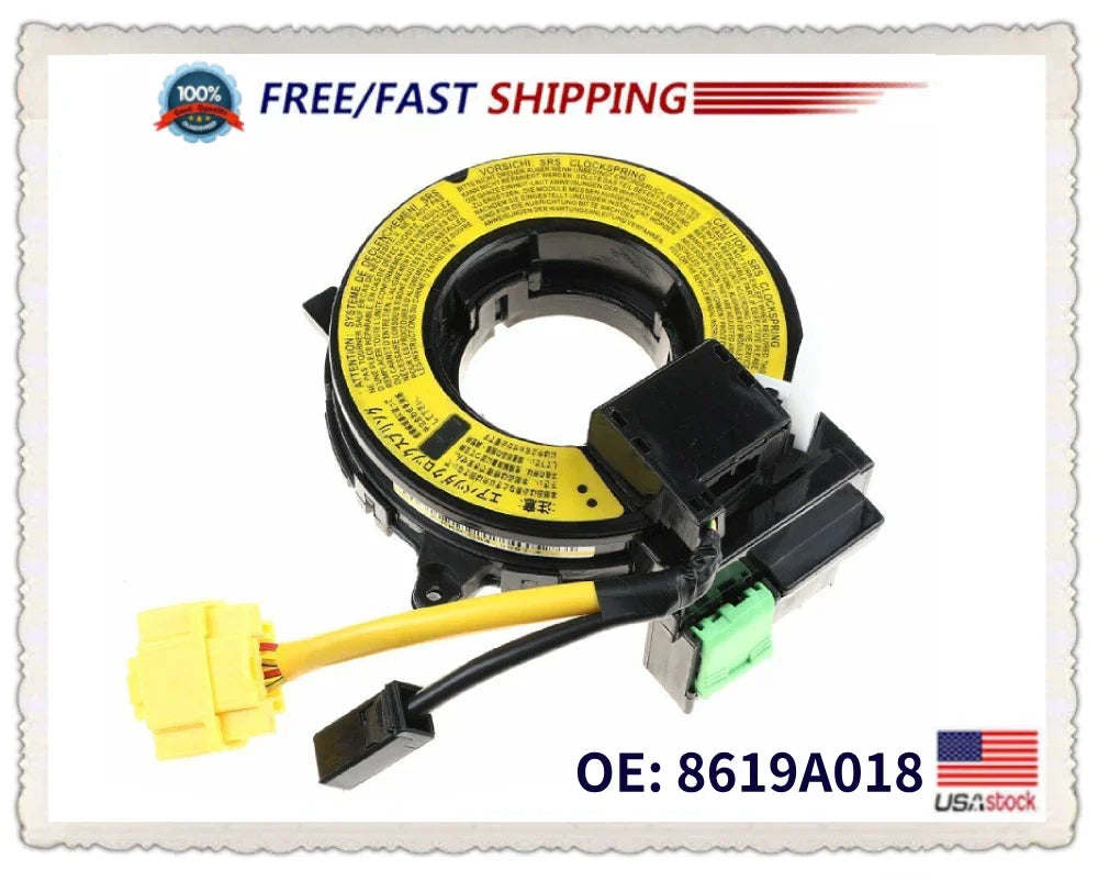 Clock Spring 8619A018 for Mitsubishi Lancer Outlander Eclipse Galant (2004–2013)