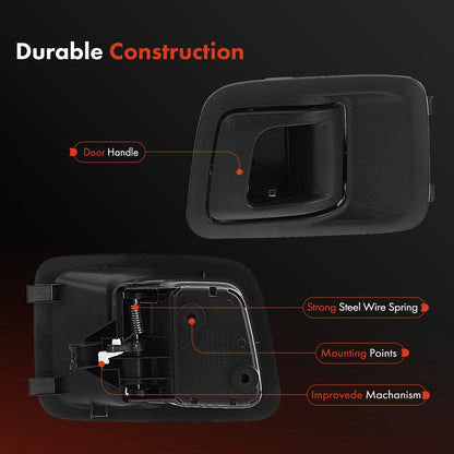 Rear Left Dark Gray Door Handle for Honda Ridgeline 2006-2014