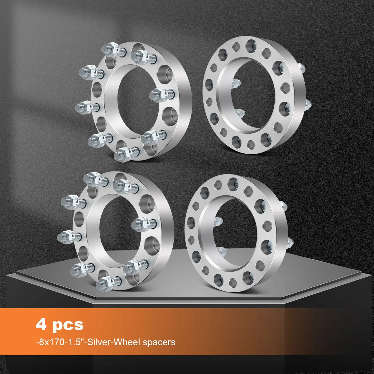 Set of 4 Wheel Spacers 1.5" 8x170 for Ford F250 F-350 Super Duty (2003–2022)