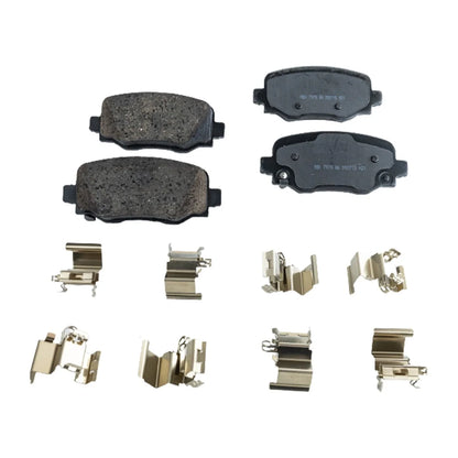Set of 4 Ceramic Brake Pads for Jeep Compass (2017–2020)