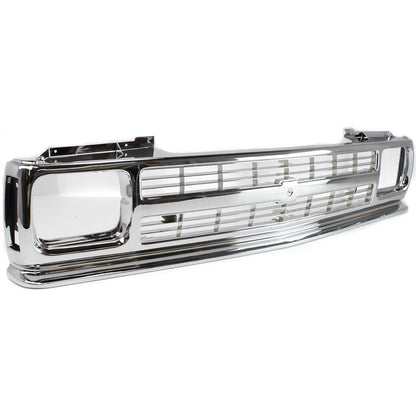 Grille for Chevrolet S10/S10 Blazer (1991–1994) Chrome Plastic