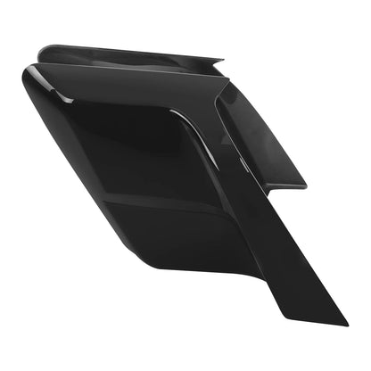 Black Stretched Side Covers Panel for Harley Street Glide 2014-2024