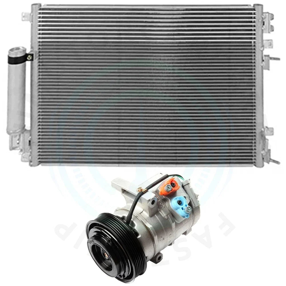 AC Condenser and Compressor Cooling Kit for Dodge Charger (2007)