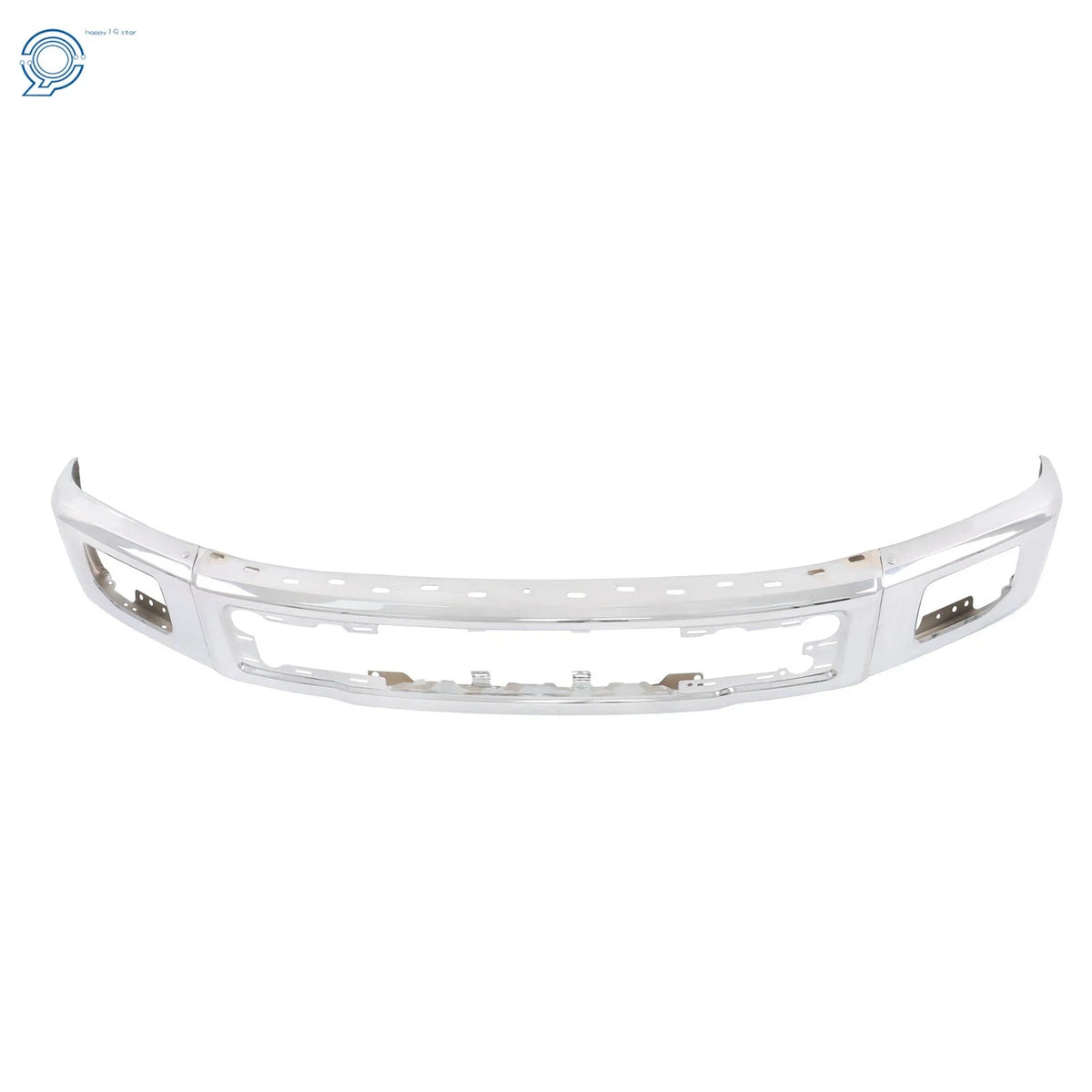 Chrome Front Bumper with Fog Light Holes for Ford F-150 (2015–2017)