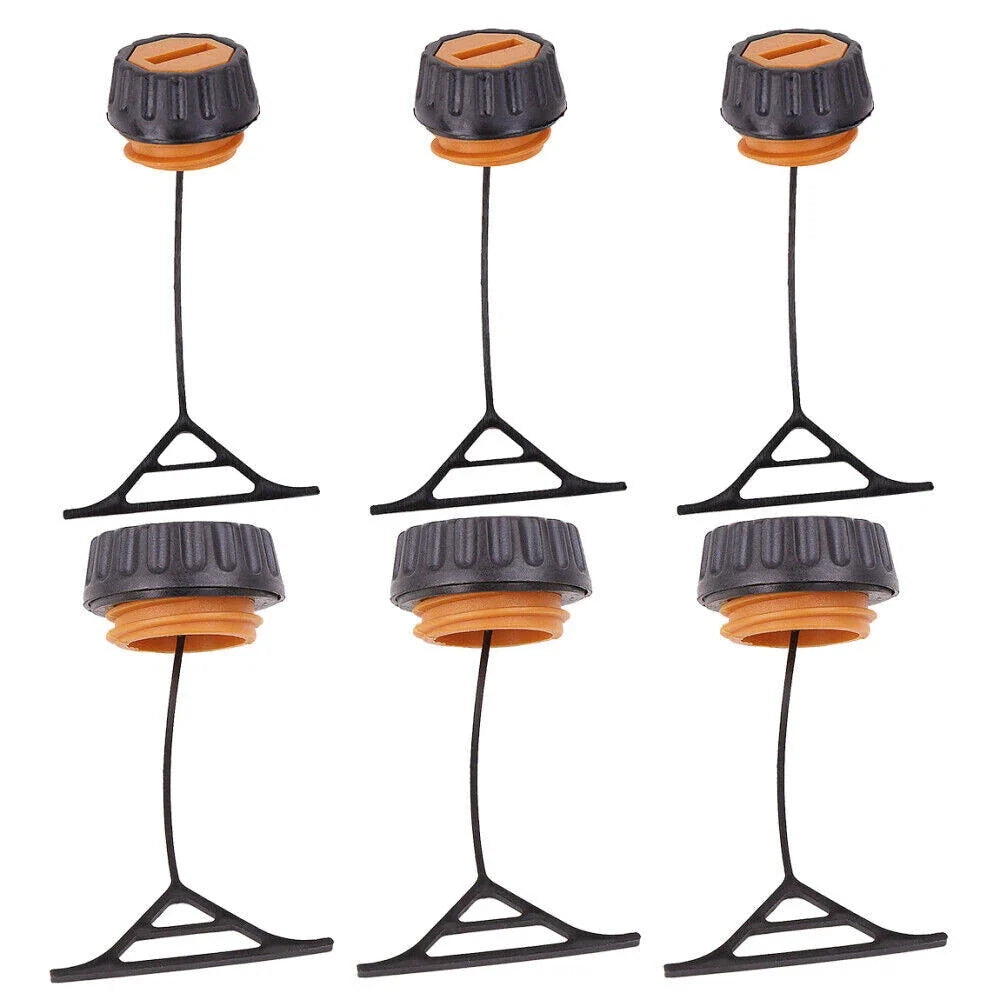 3 Gas Fuel Caps & 3 Oil Caps Set for Stihl Models 038 021 023 024 025 034