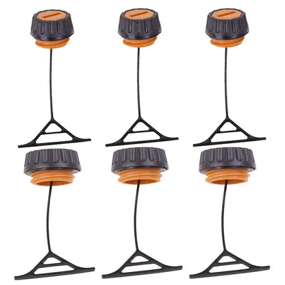 3 Gas Fuel Caps & 3 Oil Caps Set for Stihl Models 038 021 023 024 025 034