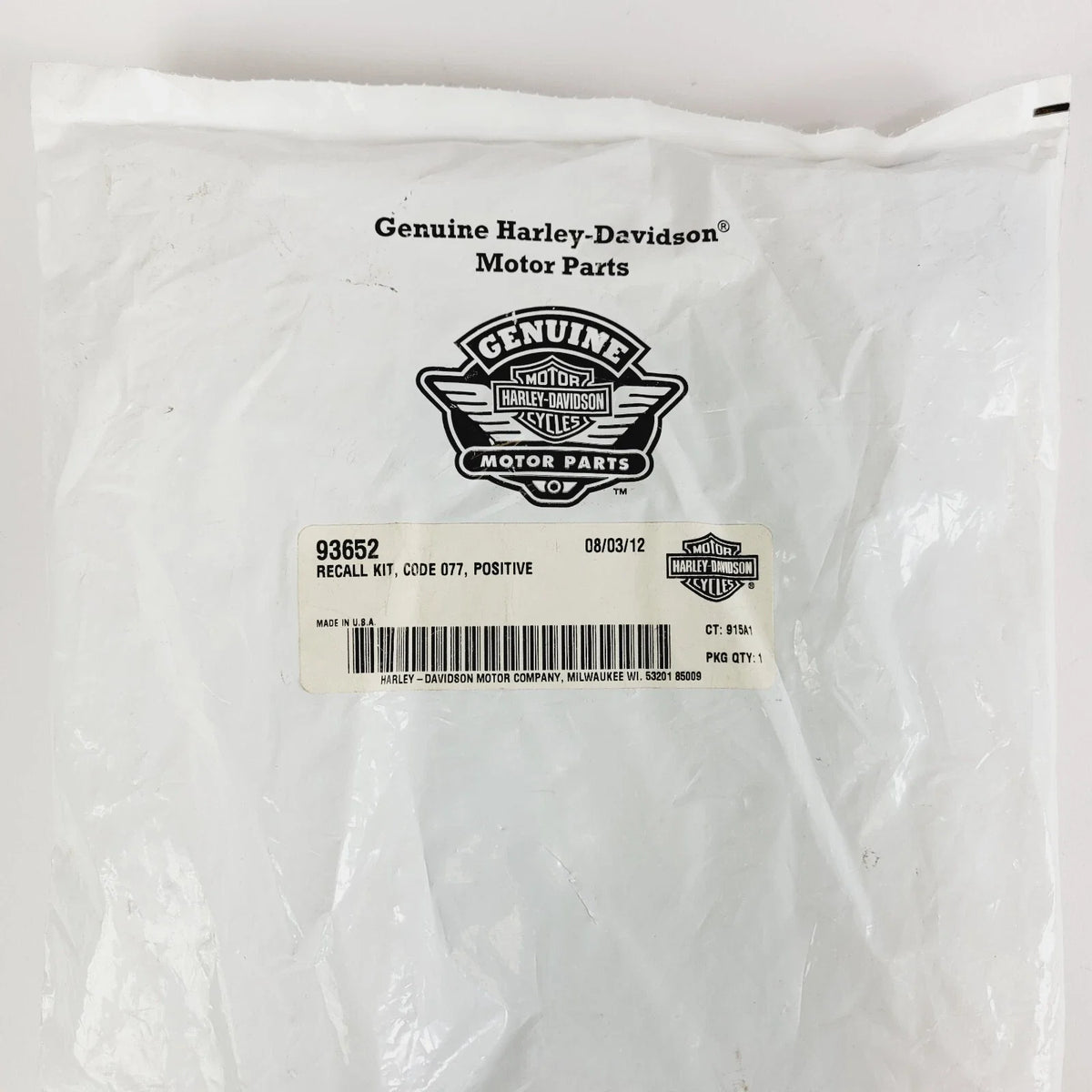 Positive Recall Kit 93652 for Softail Dyna Models (1990–Present)