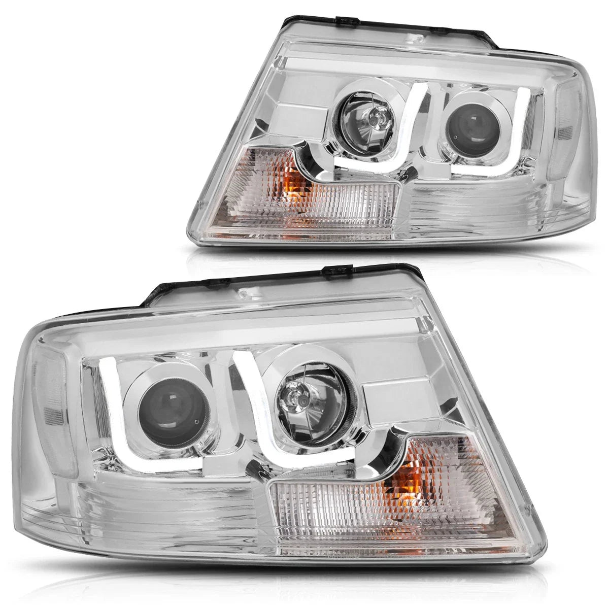 Dual LED DRL Projector Headlight for Ford F150/Mark LT (2004–2008)