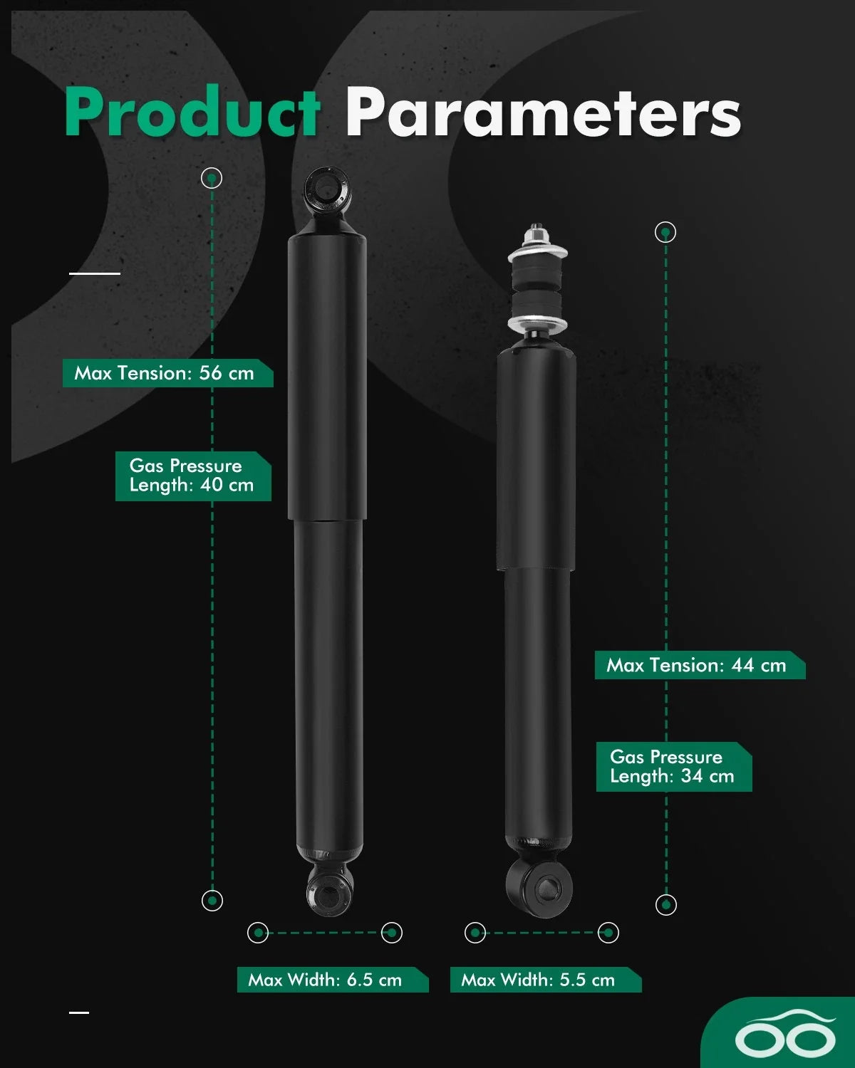 Front Rear Shocks & Struts Set for Nissan Frontier D21 86-97