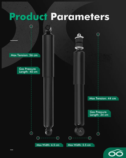 Front Rear Shocks & Struts Set for Nissan Frontier D21 86-97