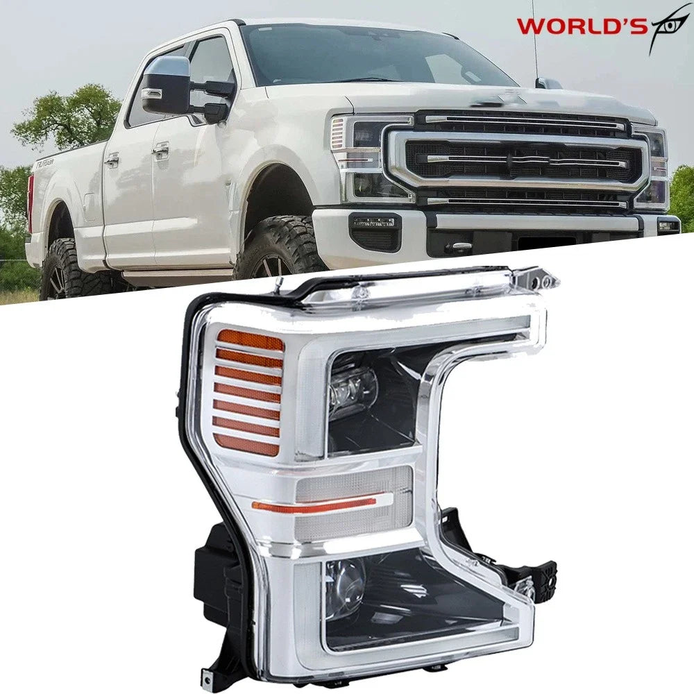LED Headlight for Ford F250 SuperDuty (2020–2022) Chrome Right