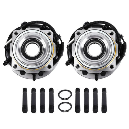 Front Hub Units Pair for Ford Super Duty F-250 F-350 4WD (2017-2022)