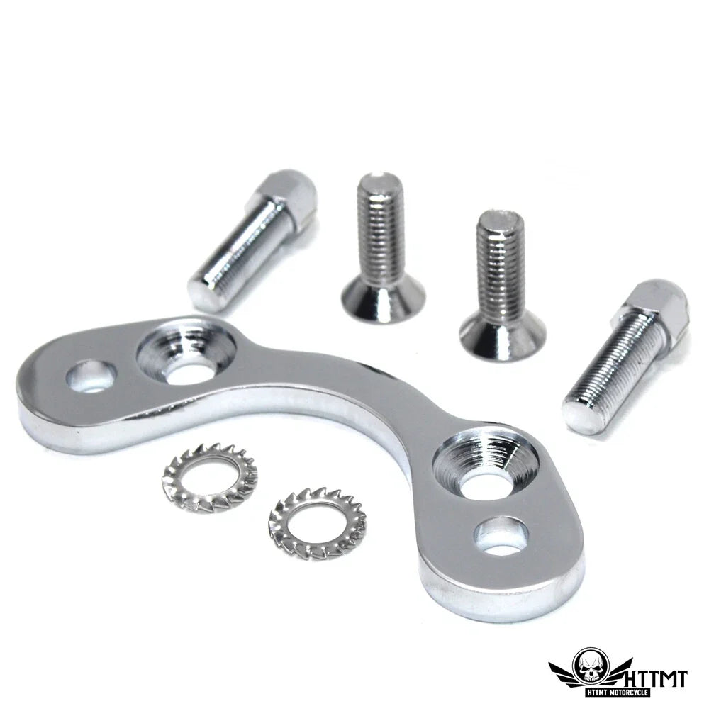 Handlebar Adapter 2" for Harley Chopper Under Stock Springer Front End