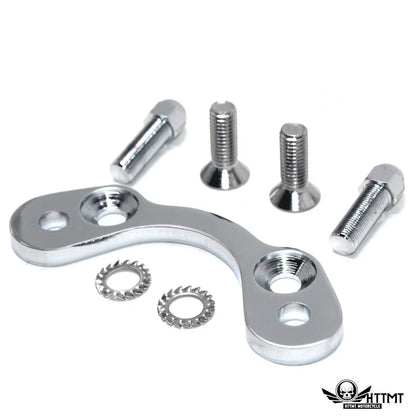 Handlebar Adapter 2" for Harley Chopper Under Stock Springer Front End