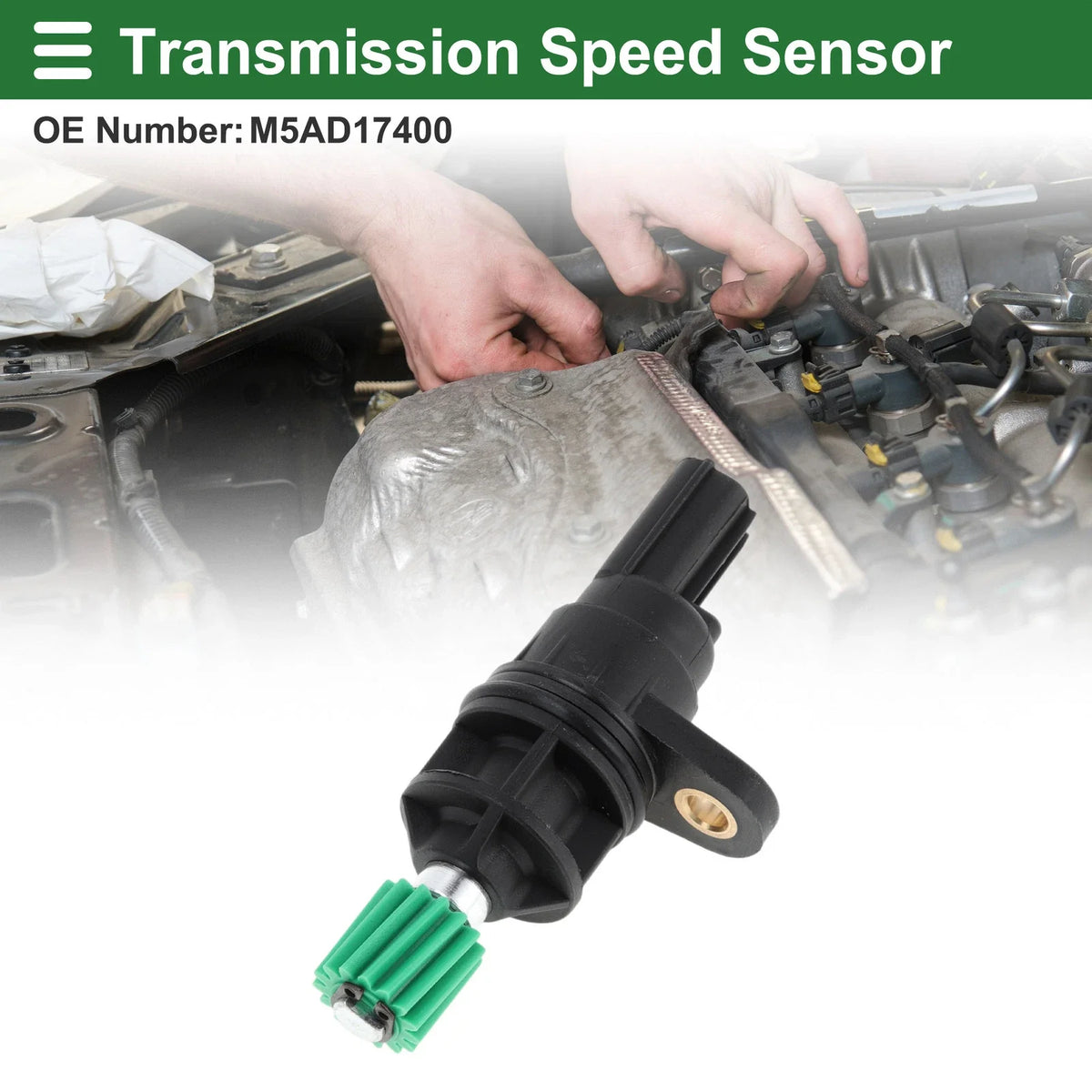 Transmission Speed Sensor for Mazda 6, CX-5 (2013–2018) M5AD17400