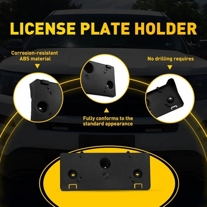 Front Mount License Plate Bracket for 2016-2017 Ford Explorer