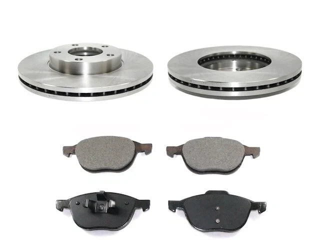 Front Brake Pad and Rotor Kit for Mazda 3 Sport (2009–2010, 2012–2013) YS346FY