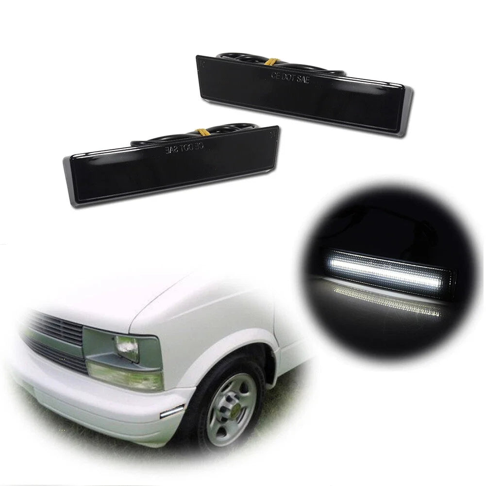 White LED Front Side Marker Lights for Chevy Astro / GMC Safari (1995–2005)