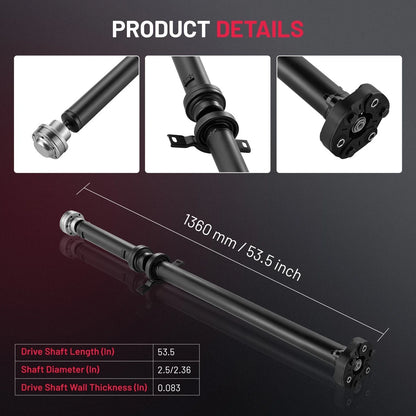 Rear Prop Shaft Assembly for Cadillac CTS 3.6L 6.2L 3.0L 2008-2014