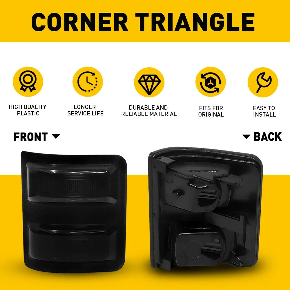 LED Side Mirror Light Cover with Turn Signal for Ford F250 F350 2008-2016