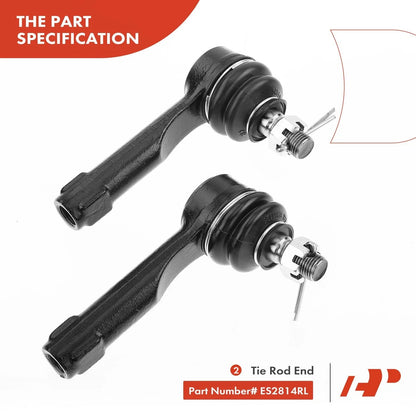 Front Tie Rod Sway Bar Link Set for Nissan 200SX 1995-1998