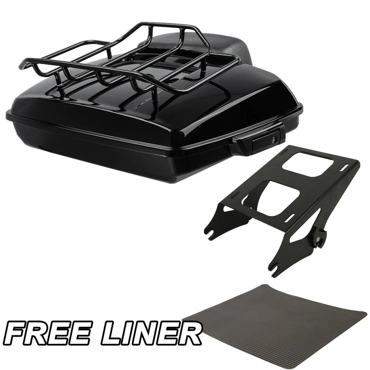 Trunk Backrest Mount Rack by Razor for Harley Touring Road Glide 2014–Present