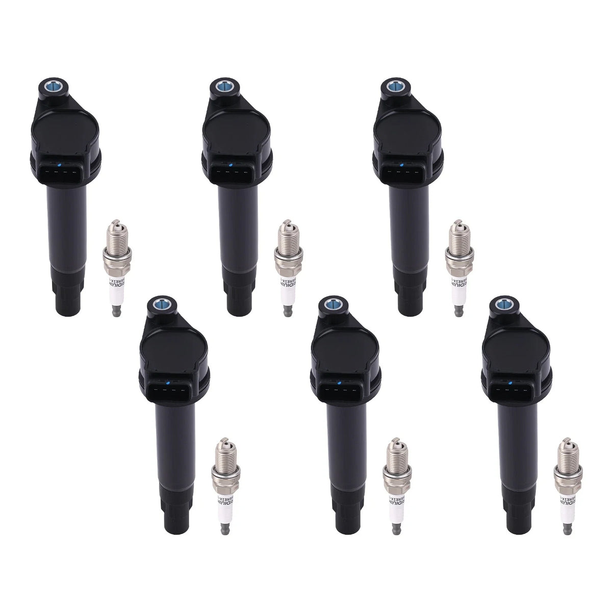 Ignition Coil and Spark Plug Set for Toyota Solara V6 3.3L (2004–2008)