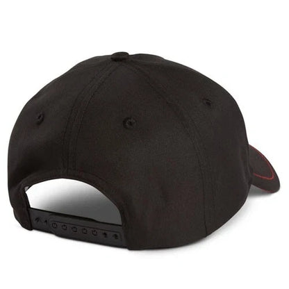 Paragon Perforated Laser Cut Cap for Peterbilt Trucks (Black/Red)