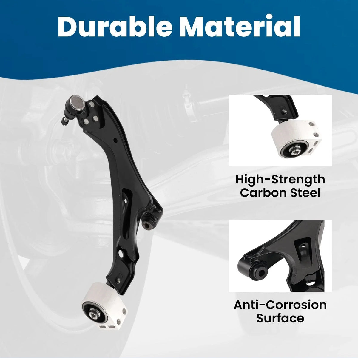 6X Front Lower Control Arms w/ Ball Joint for Chevy Equinox (2008–2009)