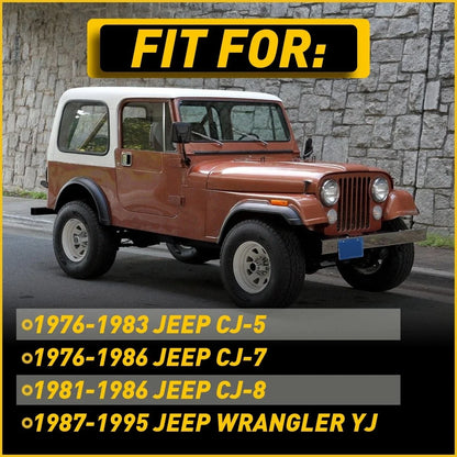 Door Pull Strap Handle Set for YJ Jeep (1987-1995)