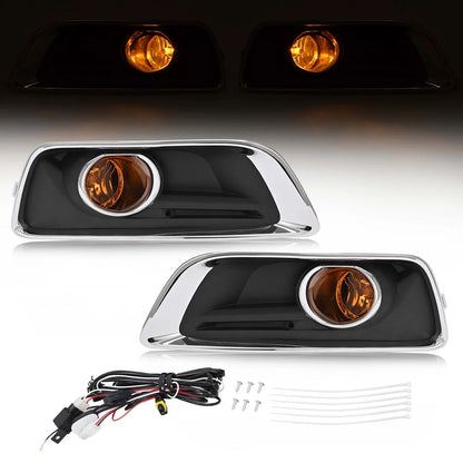 Fog Lights with Switch & Bulbs for Chevy Malibu (2013-2015) Pair