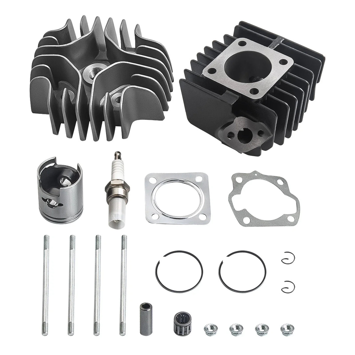 Cylinder Head Piston Ring Gaskets Clip Kit for Suzuki LT50 LTA50 ALT50 (1985–2006)