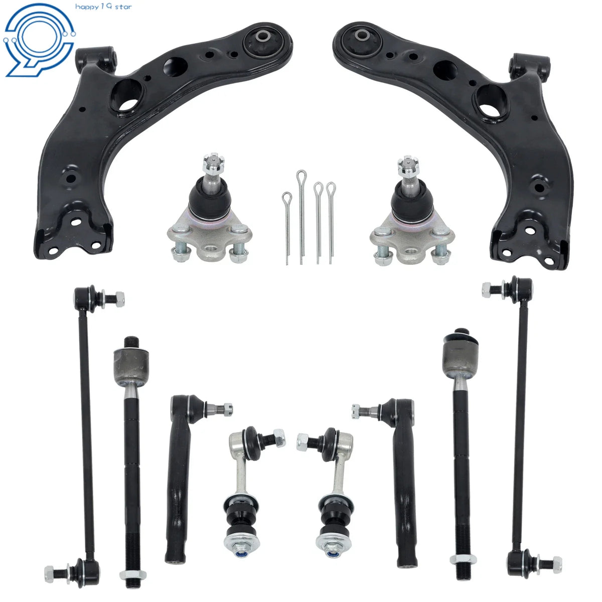 12PCS Front Lower Control Arm Set for Toyota RAV4 (2006-2014)