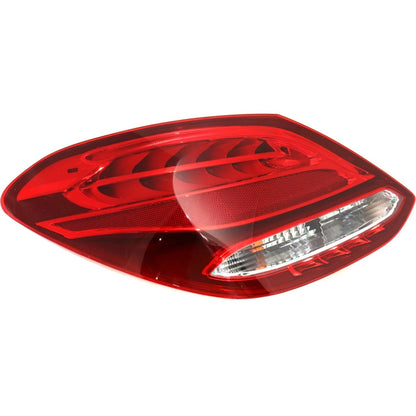 Set of 2 Tail Lights for Mercedes Benz C300 (2015–2018) Halogen w/ Bulbs