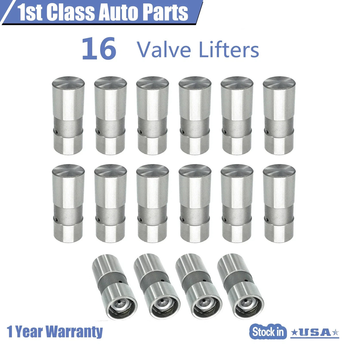 16X Engine Valve Lifter Kit for Chevy Corvette Buick Regal