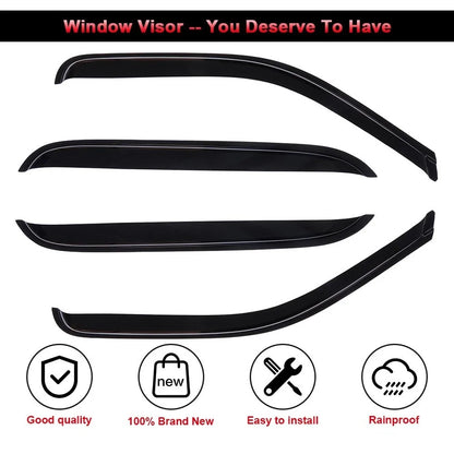 Deflector Window Visor Rain Guard for Silverado/Sierra 2000-2007