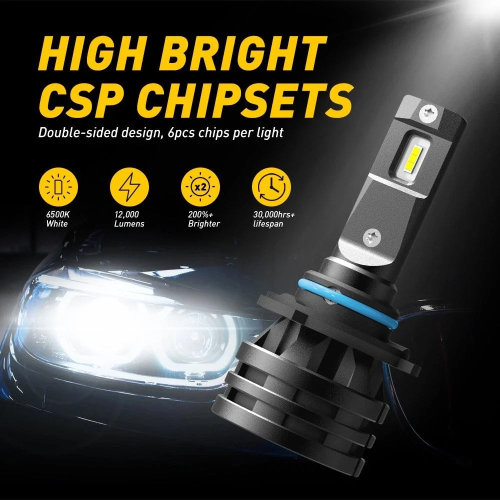 AUXITO 9006 HB4 LED Headlight Bulb Conversion Kit for Low Beam (6000K)
