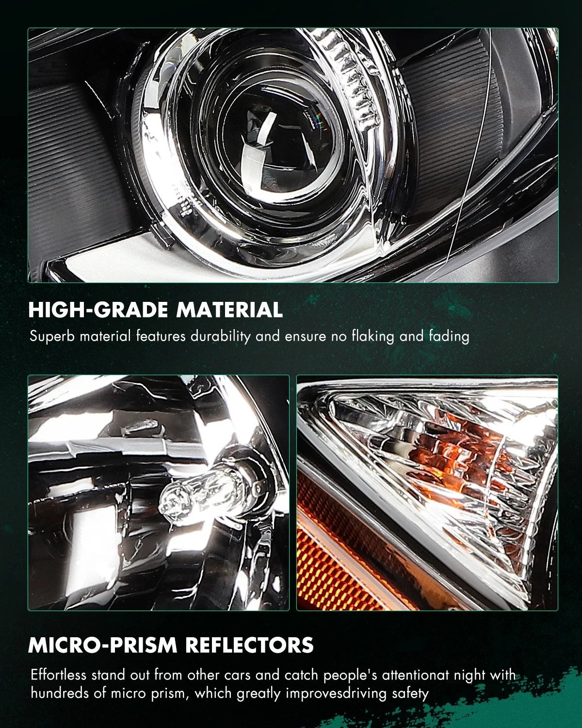 Headlight Right Side for Mazda 3 2.0L 2.5L (2014 to 2016)