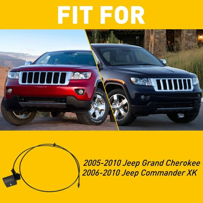 Hood Latch Release Cable for Grand Cherokee 2005-2010, Commander 2006-2010
