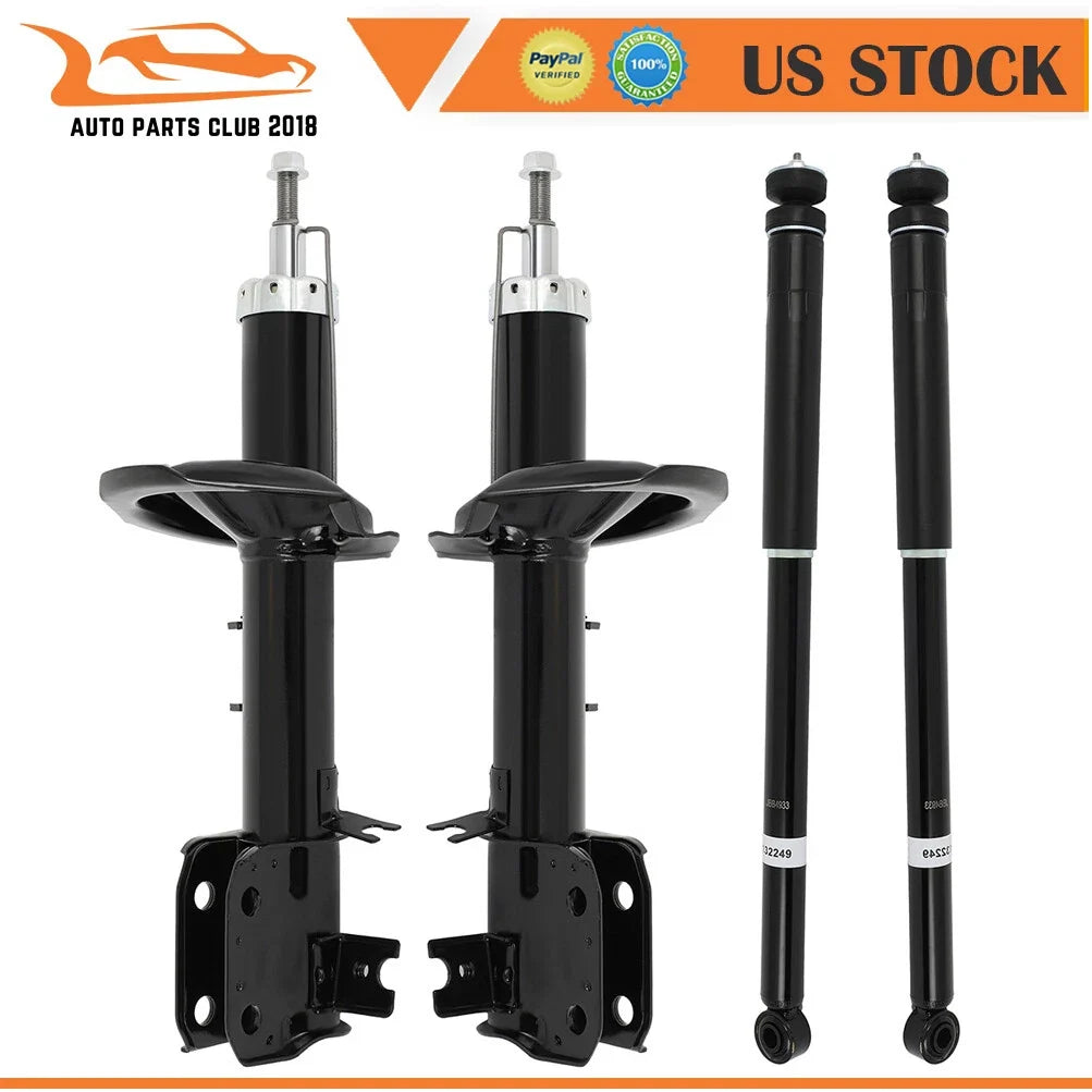 Set of 4 Struts Shocks for Suzuki SX4 (2007–2013)