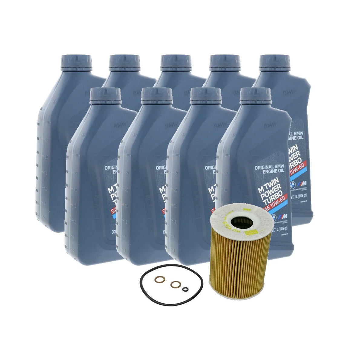 OEM Engine Oil Filter & 10W-60 Oil Kit for BMW E90 E92 E93 M3 (2008–2013)