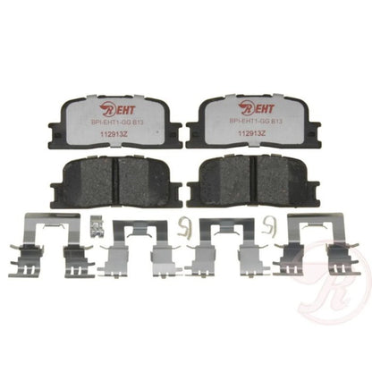 Set of 4 Brake Pads for Rear Toyota Camry FWD 2002-2006