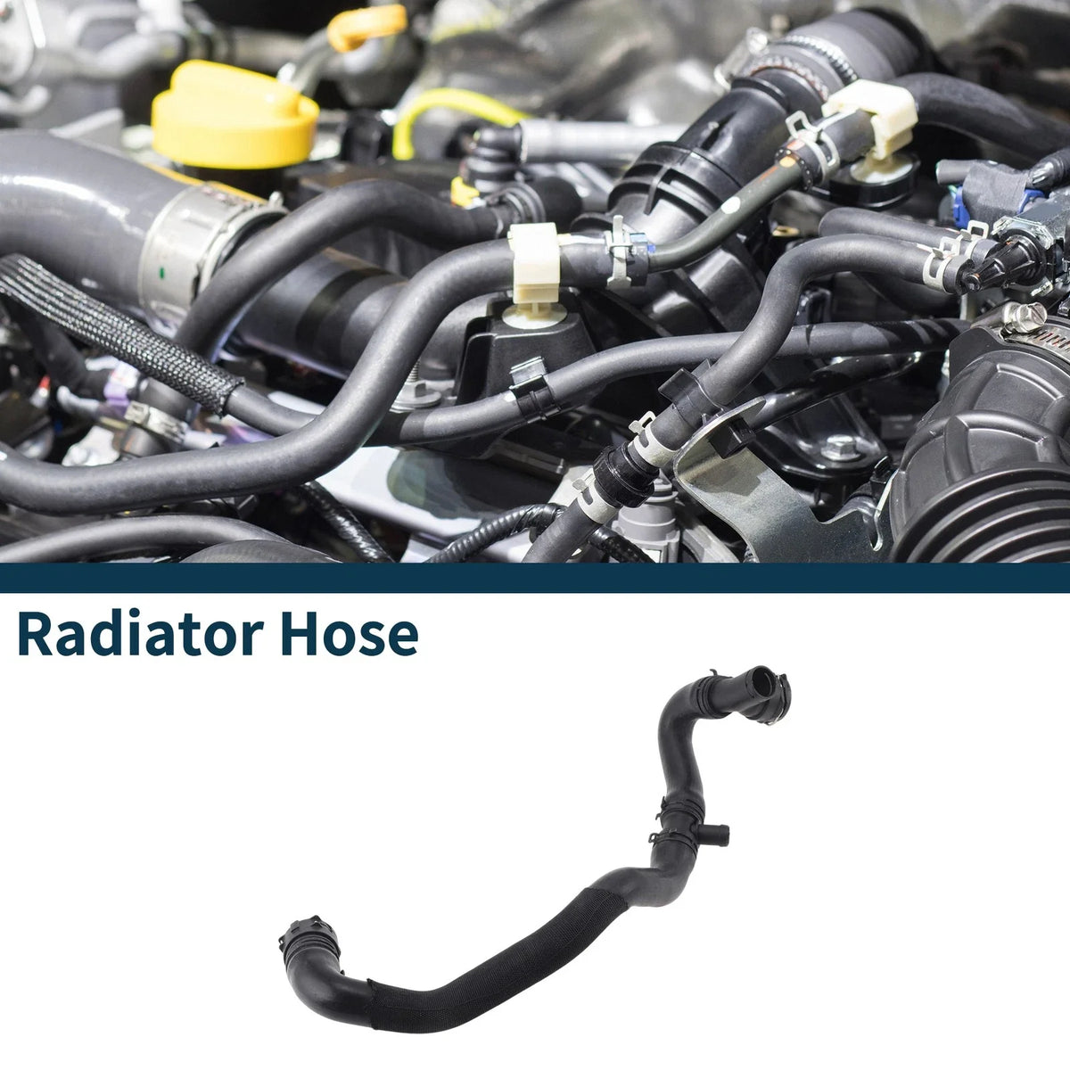 Lower Radiator Hose for Audi A6 Quattro (2016–2018) No. 4G0122055AB